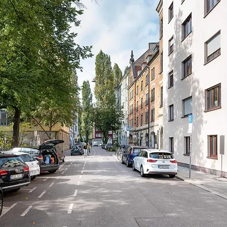 Apartmán Marienplatz 2 Bedrooms Living Kitchen *
